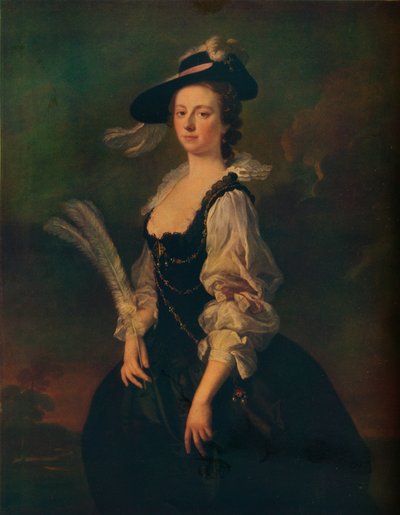 Portrett av Jane Hale, fru Madan, 1746 av Allan Ramsay