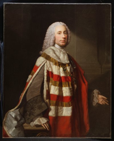 Portrett av en adelsmann, antatt å være James, 8. jarl av Moray av Allan Ramsay