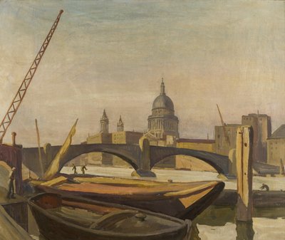 St Paul's, før 1928 (olje på lerret) av Allan Walton