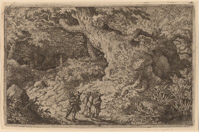 En tykk skog av Allart van Everdingen