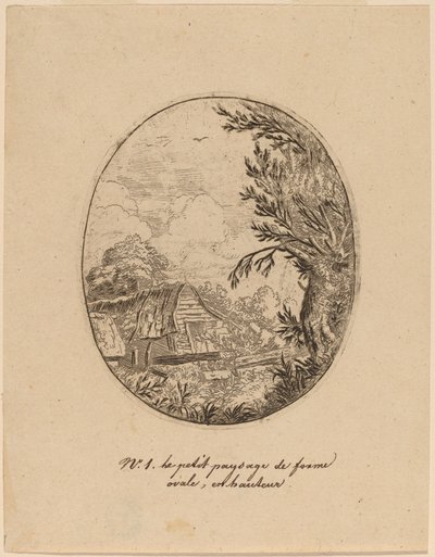 Hamlet between the Trees, sannsynligvis ca. 16451656. av Allart van Everdingen