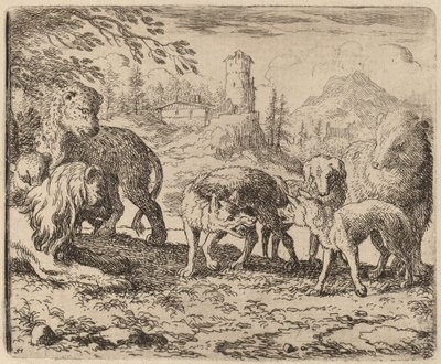 Reynard Condemned, sannsynligvis ca. 16451656. av Allart van Everdingen