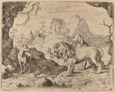 Reynard lover å avsløre den skjulte skatten, sannsynligvis ca. 16451656. av Allart van Everdingen
