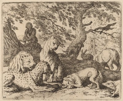 Reynard avvikler historien sin og gjør faren feil, sannsynligvis ca. 16451656. av Allart van Everdingen