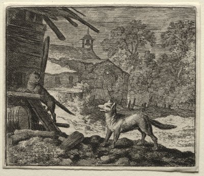 Reynard the Fox: Reynard Deceives the Cat av Allart van Everdingen