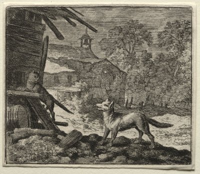 Reynard the Fox: Reynard Deceives the Cat. av Allart van Everdingen
