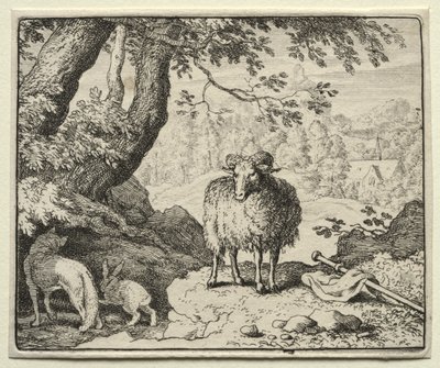 Reynard the Fox: Reynard vender hjem av Allart van Everdingen