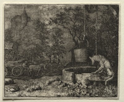 Reynard the Fox: Reynard lurer ulvens kone av Allart van Everdingen