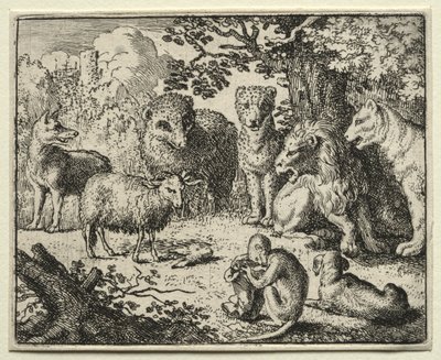 Reynard the Fox: The Arrival of the Packet. av Allart van Everdingen