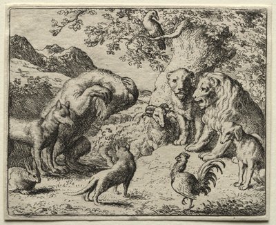 Reynard the Fox: The Complaint of the Bear. av Allart van Everdingen