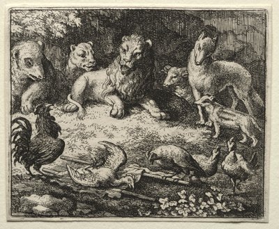 Reynard the Fox: The Complaint of the Cock av Allart van Everdingen