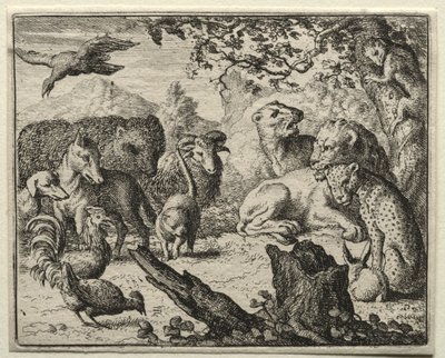 Reynard the Fox: Lions Court. av Allart van Everdingen