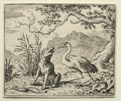 Reynard the Fox: Den utakknemlige ulven av Allart van Everdingen