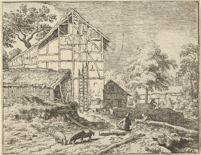 De to stigene, 1600-tallet. av Allart van Everdingen