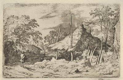 Hjulet under Haybarn, 1600-tallet. av Allart van Everdingen