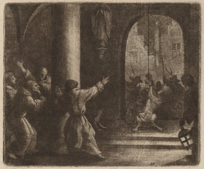 Ulven og klosterklokken, sannsynligvis ca. 16451656. av Allart van Everdingen