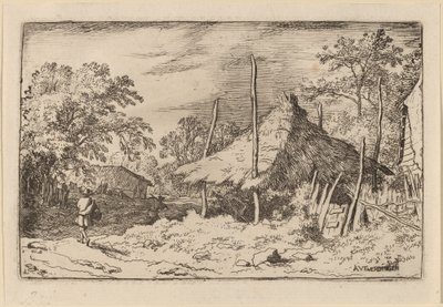Hjul under Hay Barn, sannsynligvis ca. 16451656. av Allart van Everdingen