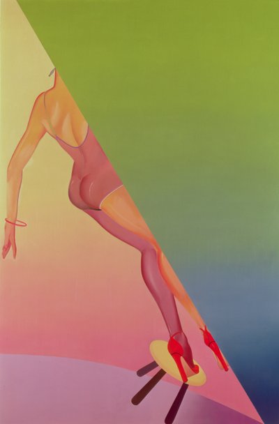 Uten tittel (olje på lerret) av Allen Jones