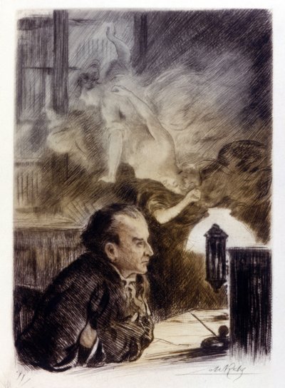 Charles Baudelaire av Almery Lobel Riche