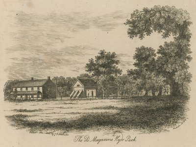 Det gamle magasinet, Hyde Park, London av Alois Schonn