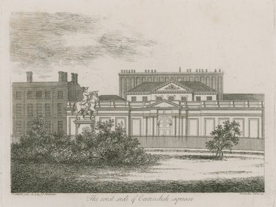 Vestsiden av Cavendish Square, London av Alois Schonn