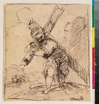 Kristus som bærer korset, recto, 1600-tallet av Alonso Cano