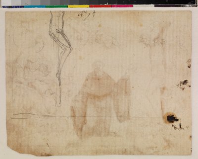 Kristus korsfestet, verso, 1600-tallet av Alonso Cano