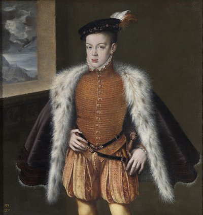 Don Carlos, prins av Asturias, 1555-1559 av Alonso Sánchez Coello