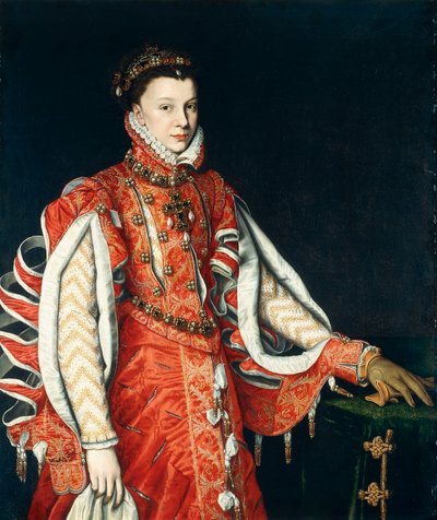 Elisabeth av Valois av Alonso Sánchez Coello