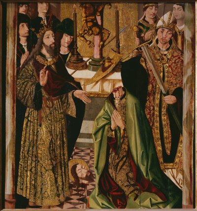 Halshuggingen av St. Thomas i India (se også 346169, 346170) av Alonso de Sedano