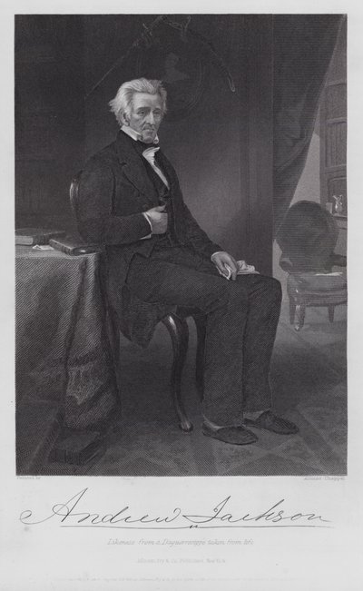 Andrew Jackson (gravering) av Alonzo (after) Chappel