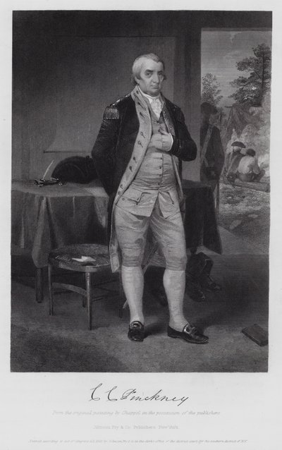 Charles Cotesworth Pinckney (gravering) av Alonzo (after) Chappel