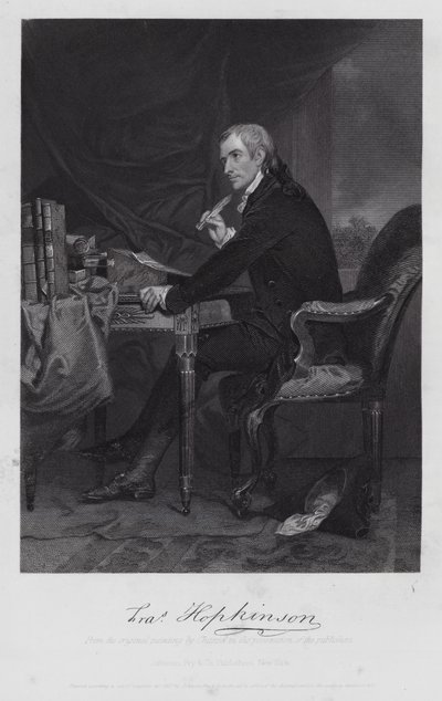 Francis Hopkinson (gravering) av Alonzo (after) Chappel