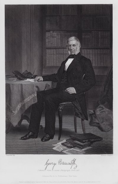 George Bancroft (gravering) av Alonzo (after) Chappel