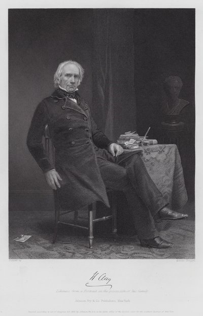 Henry Clay (gravering) av Alonzo (after) Chappel