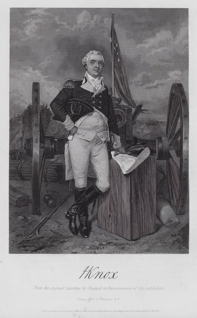 Henry Knox (gravering) av Alonzo (after) Chappel