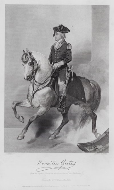 Horatio Gates (gravering) av Alonzo (after) Chappel