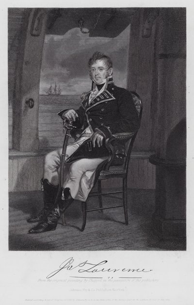 James Lawrence (gravering) av Alonzo (after) Chappel
