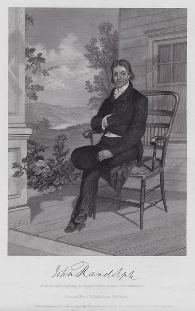 John Randolph (gravering) av Alonzo (after) Chappel
