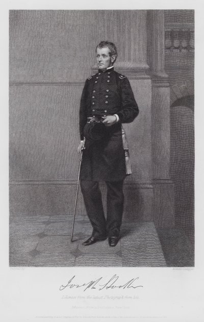 Joseph Hooker (gravering) av Alonzo (after) Chappel