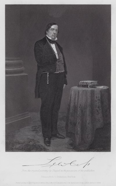 Lewis Cass (gravering) av Alonzo (after) Chappel
