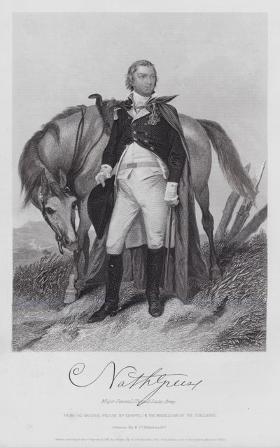 Nathaniel Greene (gravering) av Alonzo (after) Chappel
