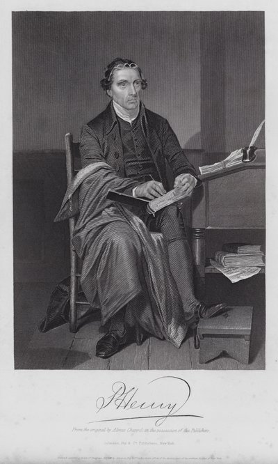 Patrick Henry (gravering) av Alonzo (after) Chappel