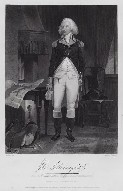 Philip Schuyler (gravering) av Alonzo (after) Chappel