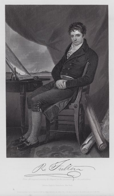 Robert Fulton (gravering) av Alonzo (after) Chappel