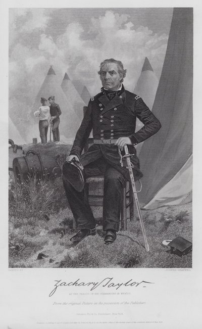 Zachary Taylor (gravering) av Alonzo (after) Chappel