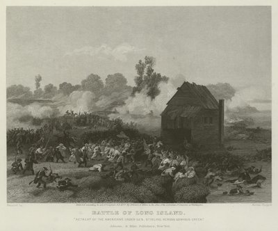 Slaget ved Long Island, 1776 av Alonzo Chappel