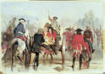 Braddocks Retreat 9. juli 1755, 1865 av Alonzo Chappel