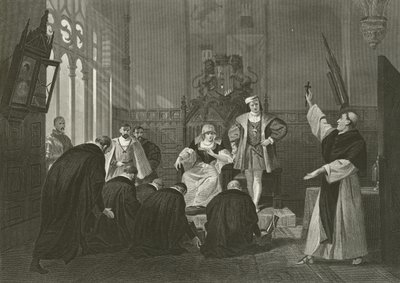 Deputasjon av jøder før Ferdinand og Isabella av Spania, 1400-tallet av Alonzo Chappel