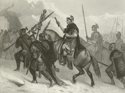 Hannibal og hans hær krysset Alpene, 218 f.Kr av Alonzo Chappel
